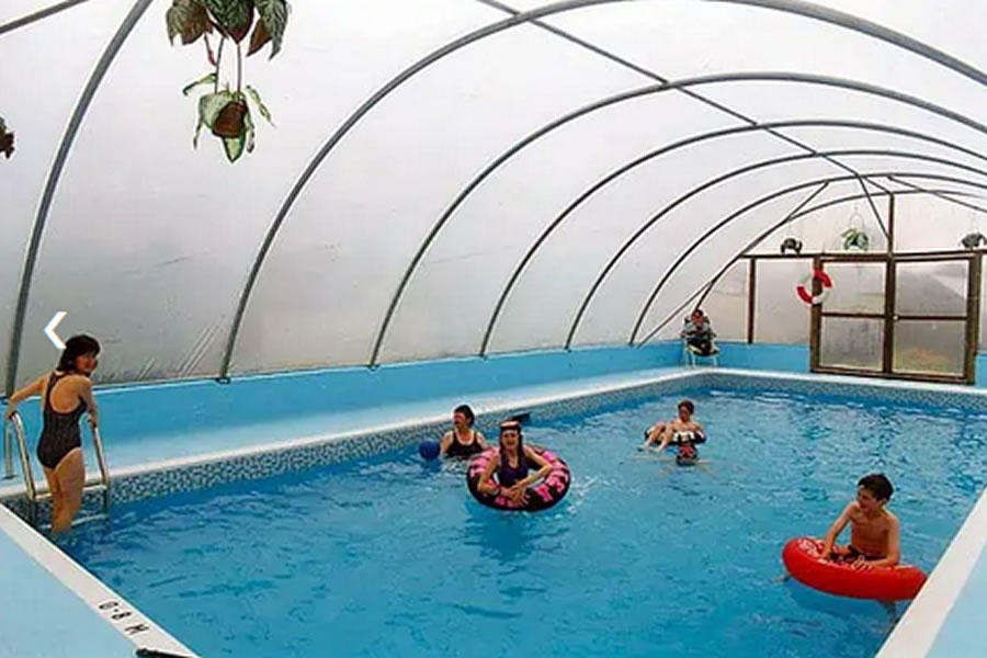 Oxenleaze static caravan park Swimming Pool in Exmoor, Somerset